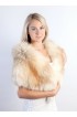 Platinum Arctic Gold Fox Fur Stole